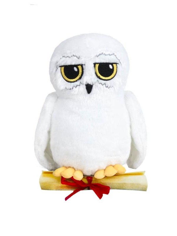 Harry Potter Plush Owl Hedwig with letter from Hogwarts (high: 25 cm)