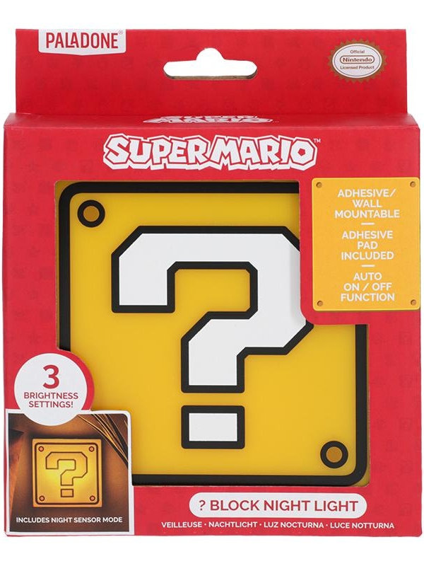 Super Mario Question Block Night Light
