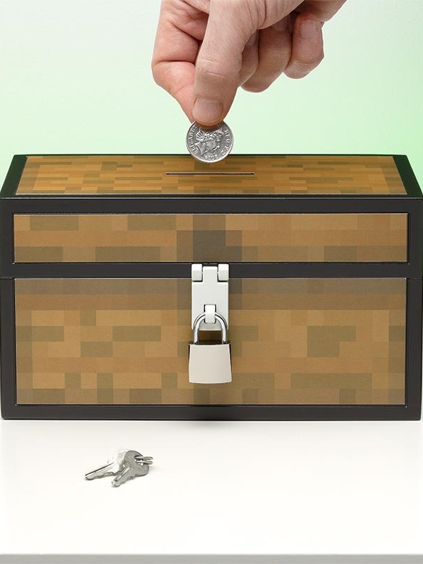 Minecraft Chest Money Box