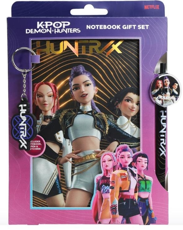 K-Pop Demon Hunters Notebook Gift Set - Golden