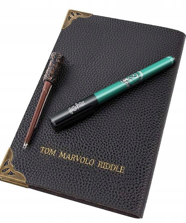 HARRY POTTER - Tom Riddle's Diary Notebook and Invisible Wand Pen
