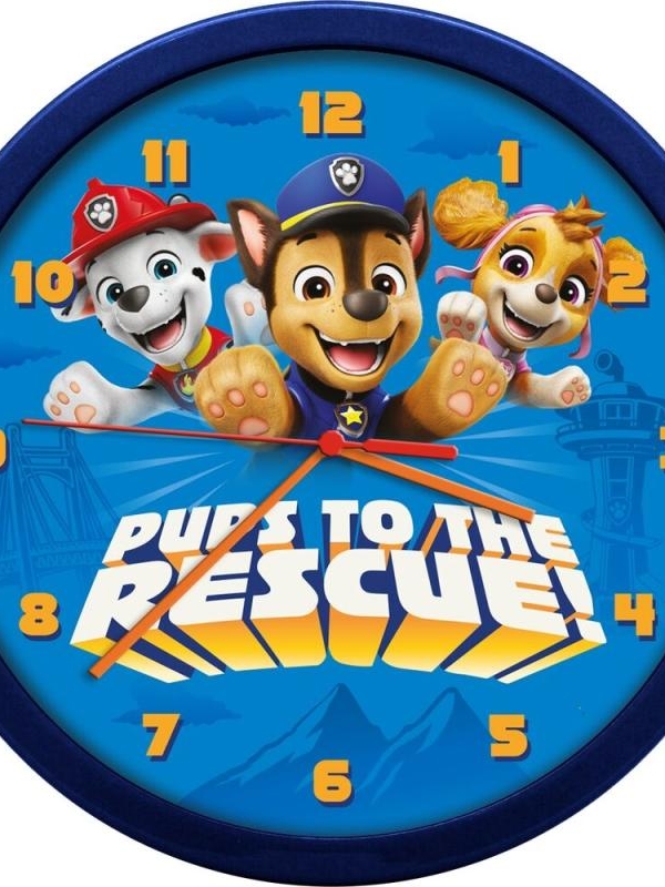 Paw Patrol wall clock (diameter: 25 cm)