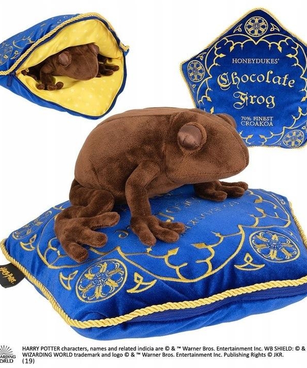Harry Potter Chocolate Frog cushion and plush