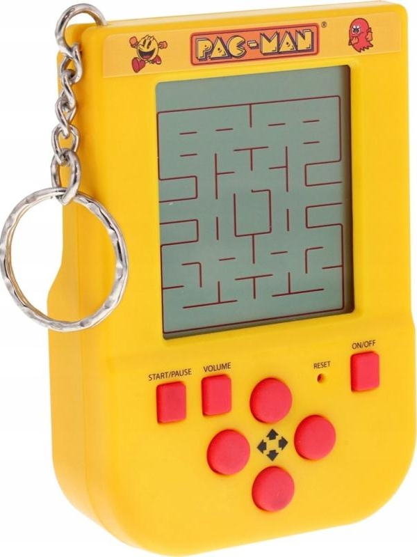 Pac-Man Mini Retro Handheld Video Game Keychain