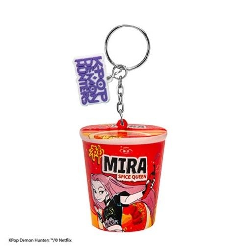 K-Pop Demon Hunters squishy keychain - Mira Spice Queen Noodles