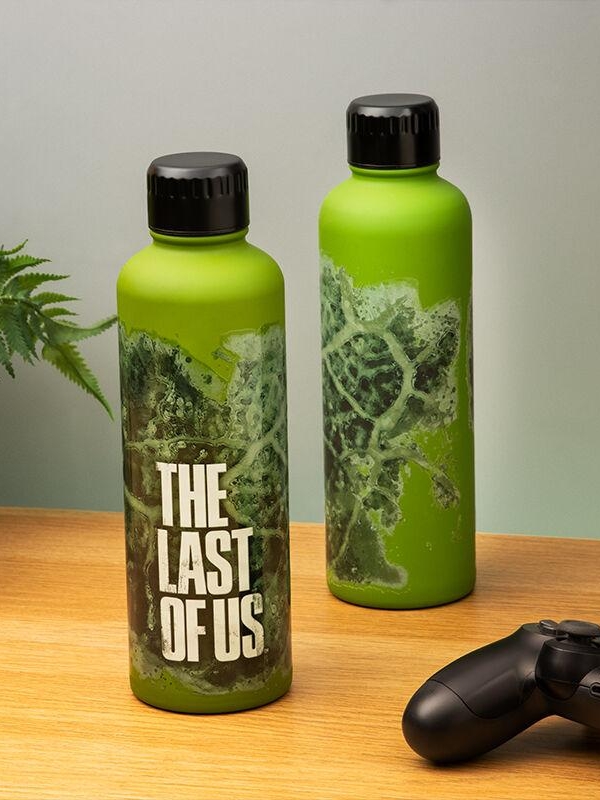 The Last Of Us Metal Water Bottle (glow in the dark - 500 ml)