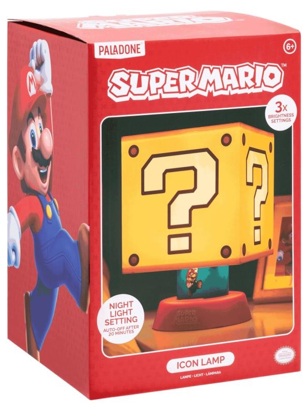 Super Mario Icon Lamp (high: 28 cm)