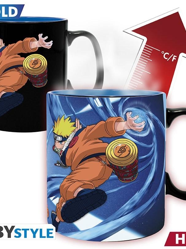NARUTO heat change mug Naruto & Sasuke