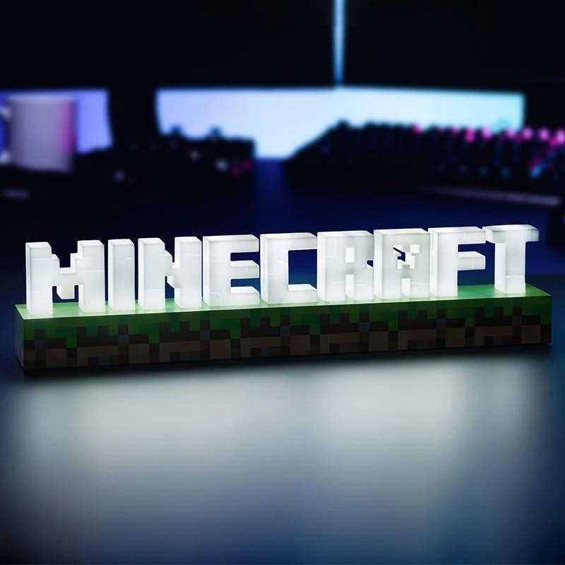 lampka Minecraft Logo (wym: 8,5 x 41,7 cm)