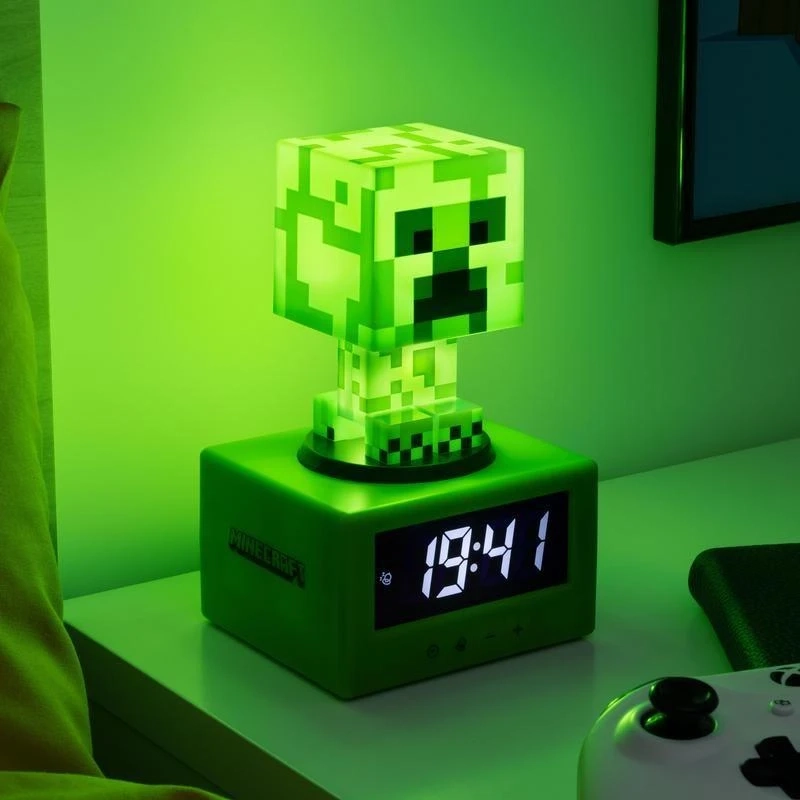 Alarm Minecraft Creeper (wysokość: 16 cm)