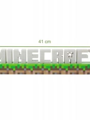 lampka Minecraft Logo (wym: 8,5 x 41,7 cm)