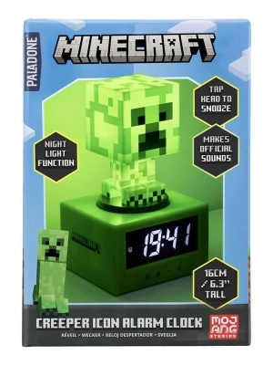 Alarm Minecraft Creeper (wysokość: 16 cm)