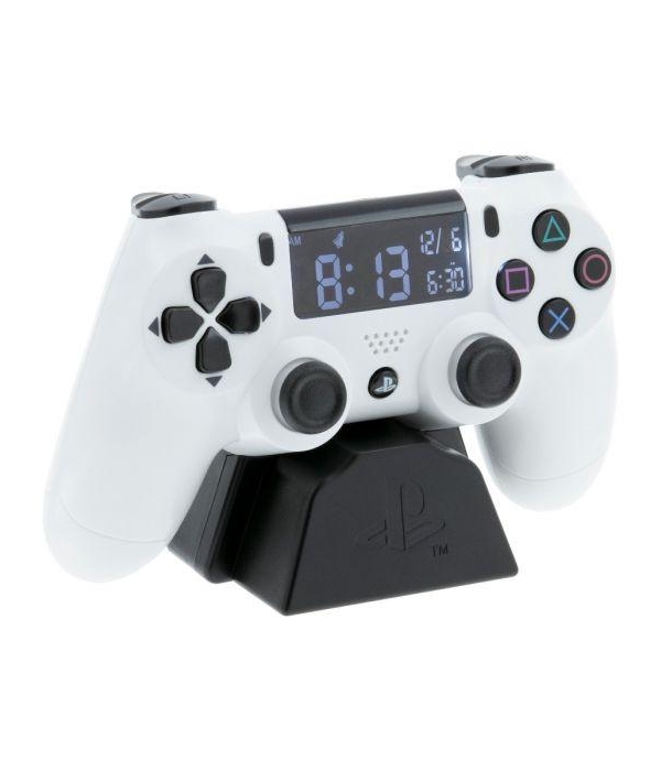 Playstation Dualshock 4 alarm clock (white)
