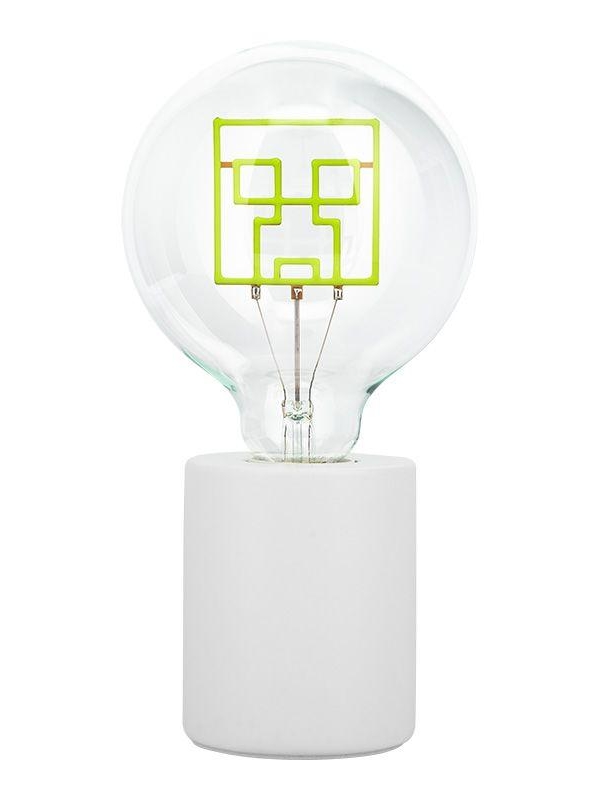 Minecraft Creeper LED Neon Bulb lamp (high: 24,3 cm)