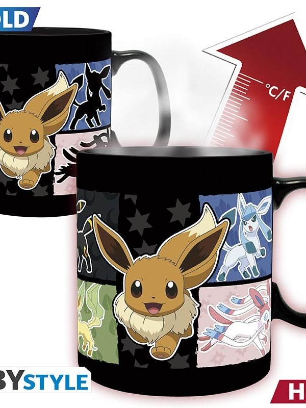POKEMON Mug Heat Change (460 ml) - Eevee