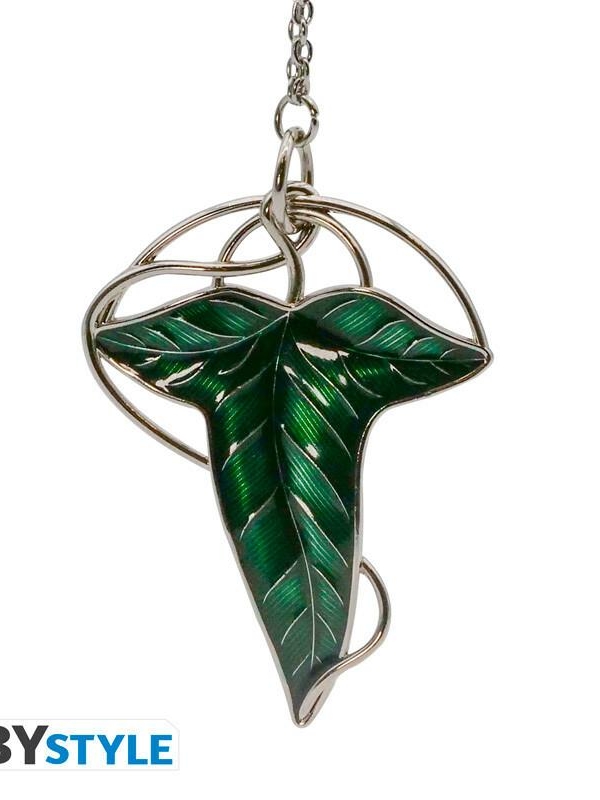 LORD OF THE RINGS keychain 3D - Lorien Leaf