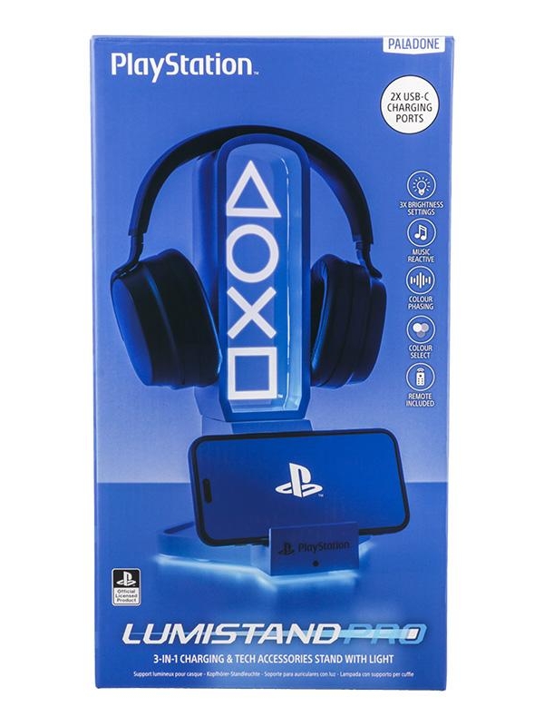 Playstation Desk Headphone Stand With Light with remote controller (high: 30 cm)