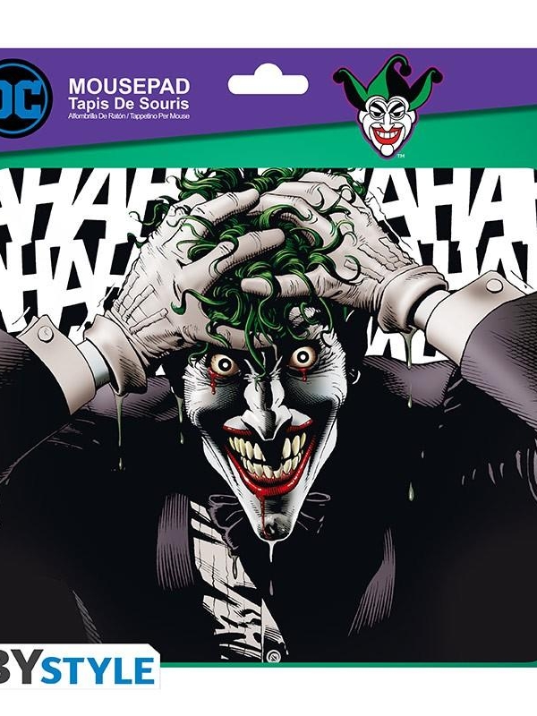 DC COMICS Flexible Mousepad - Laughing Joker (23,5 x 19,5 cm)