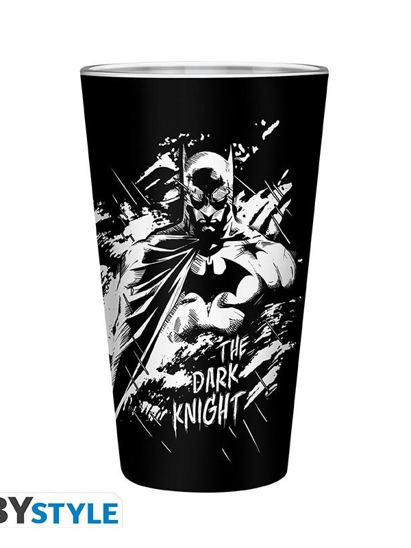 DC COMICS Batman gift set: XXL glass, pin, A6 pocket notebook