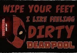 MARVEL DEADPOOL (DIRTY) DOORMAT