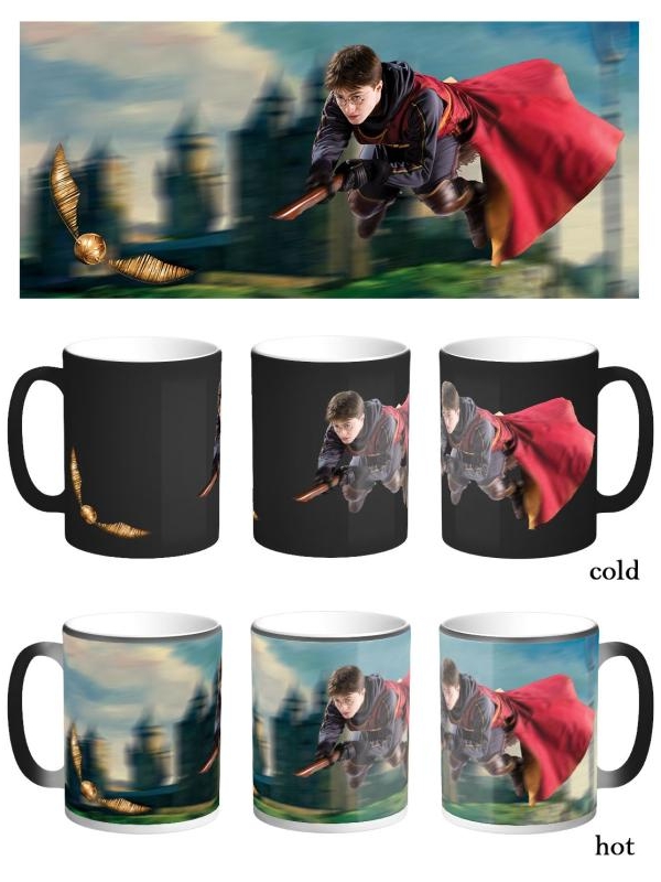 Harry Potter heat change mug - Golden Snitch