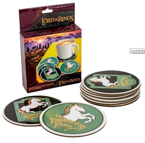 Lord of the Rings: Prancing Pony Coasters (6 pcs)