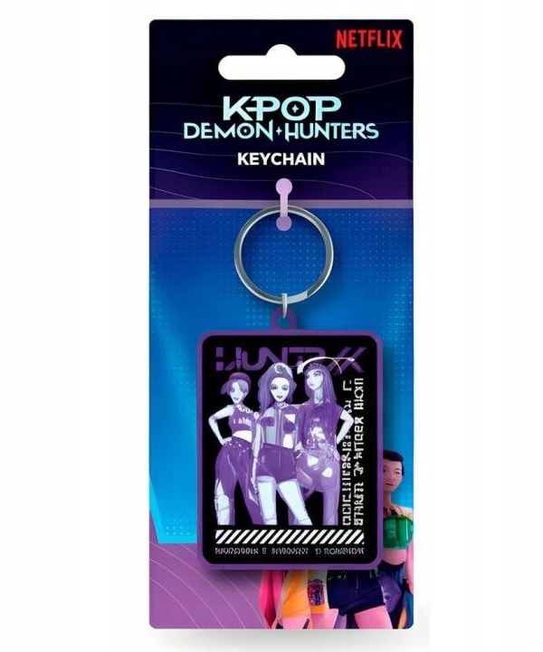 K-POP Demon Hunters Huntrix Group PVC Keychain