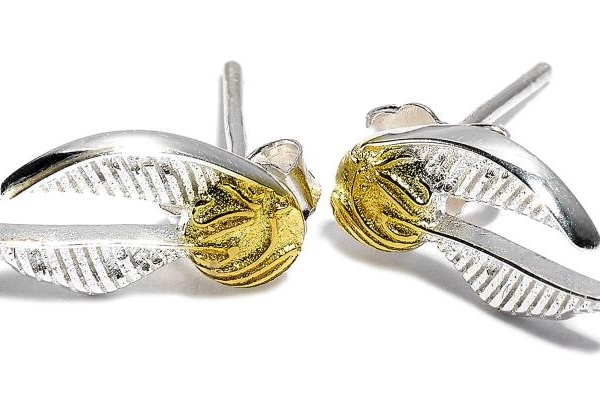 Harry Potter Golden Snitch Stud Earrings
