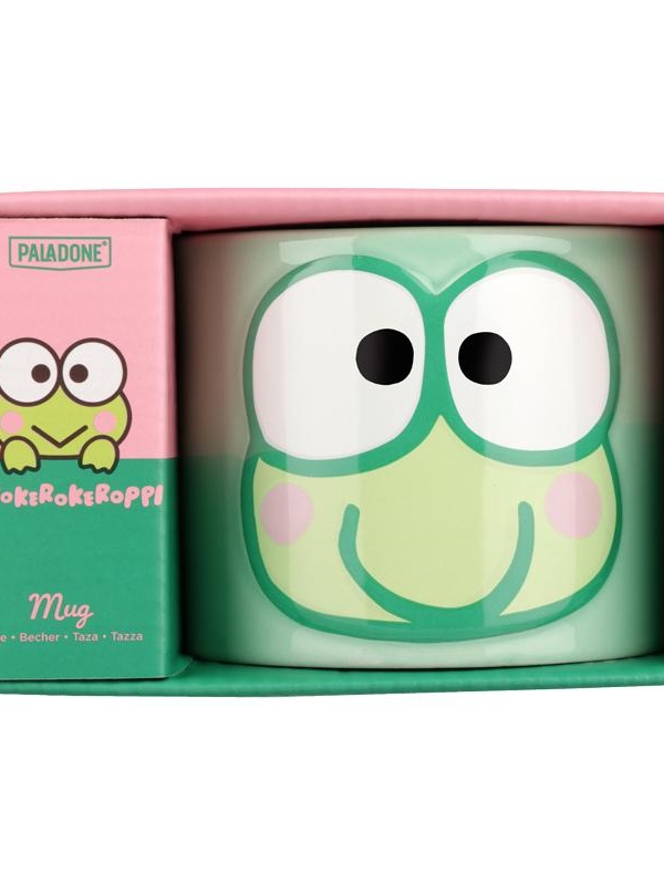Hello Kitty Embossed Mug Keroppi