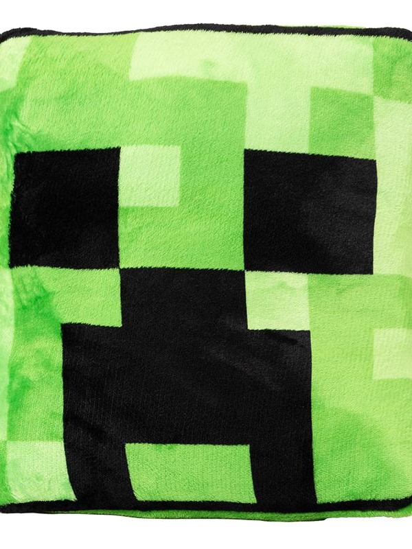 Minecraft Creeper Cushion Blanket (2 in 1)