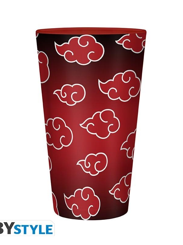 NARUTO SHIPPUDEN large glass (400ml) - Akatsuki