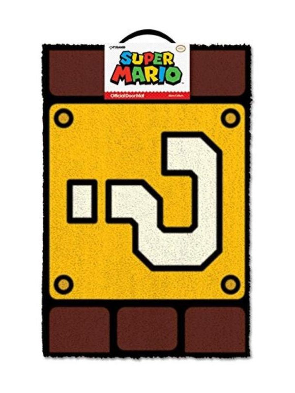 SUPER MARIO (QUESTION MARK BLOCK) DOOR MAT