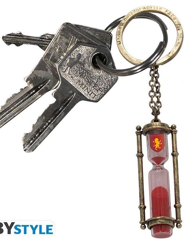 HARRY POTTER keychain 3D "Gryffindor hourglass"