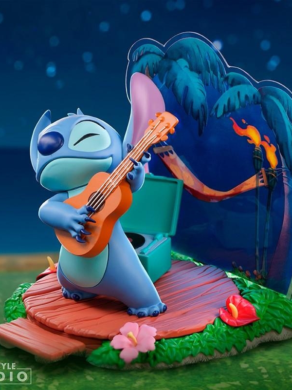Disney figurine Stitch guitar (high: 10 cm)