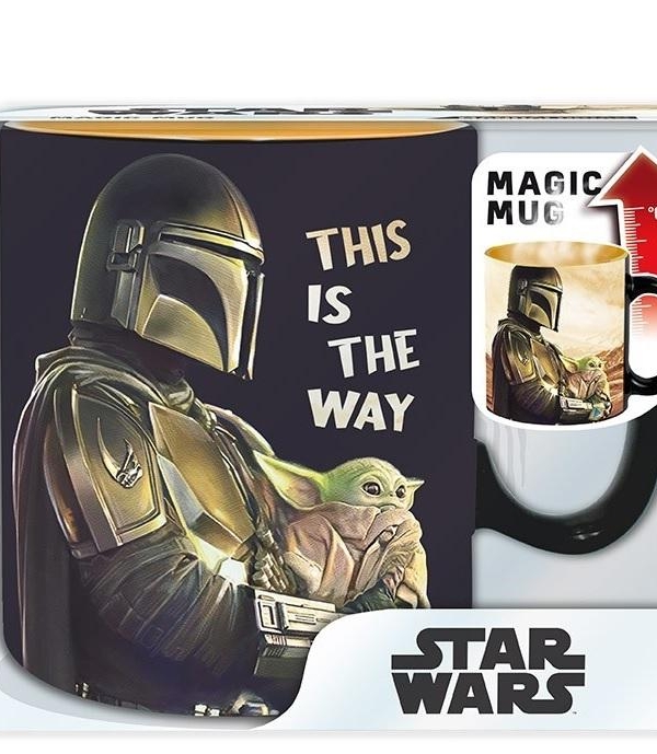 Star Wars THE MANDALORIAN mug heat change (460 ml) - Mando