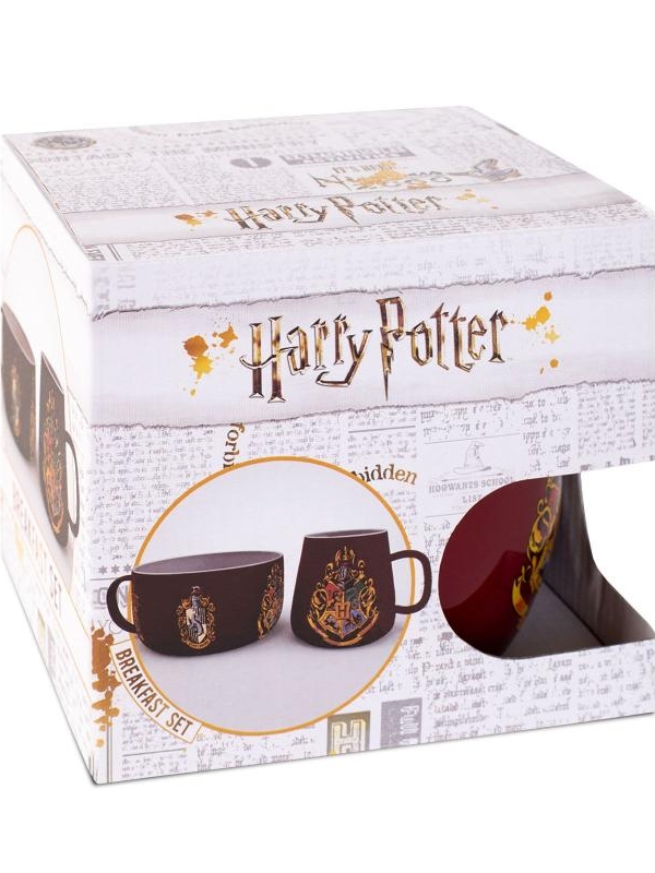 Harry Potter crest breakfast set: mug + bowl