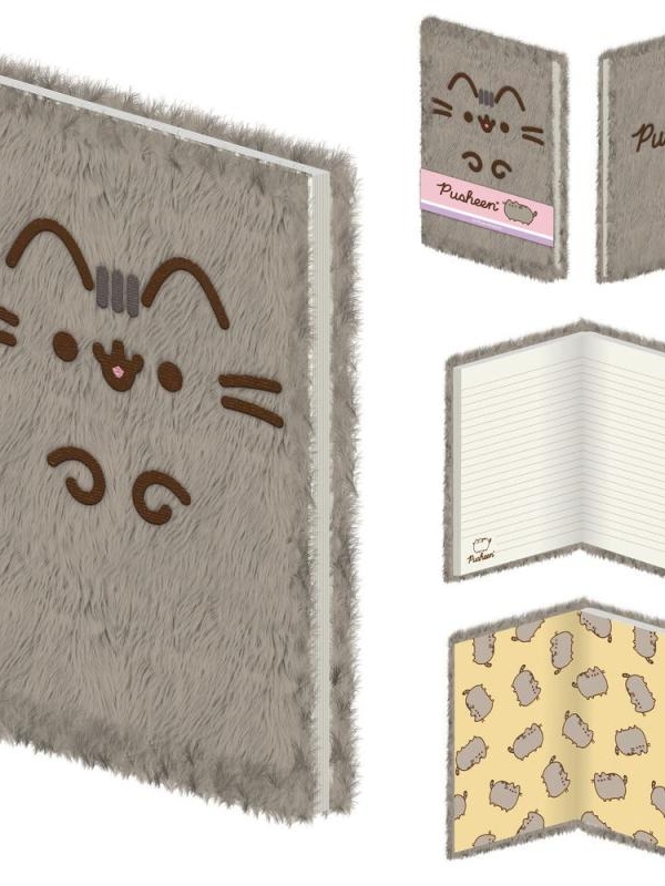 PUSHEEN (PLAYFUL) PLUSH NOTEBOOK