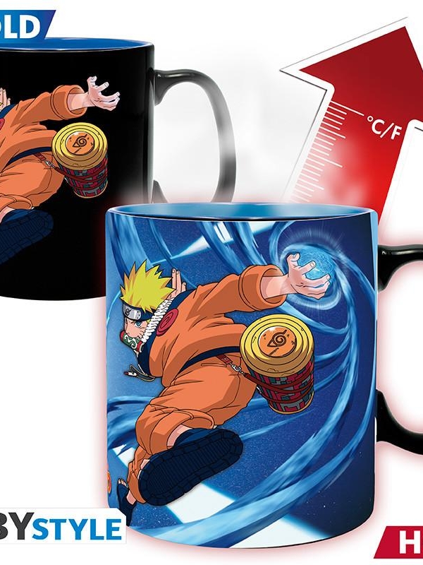 Naruto Shippudden mug heat change (460 ml) - Naruto & Sasuke