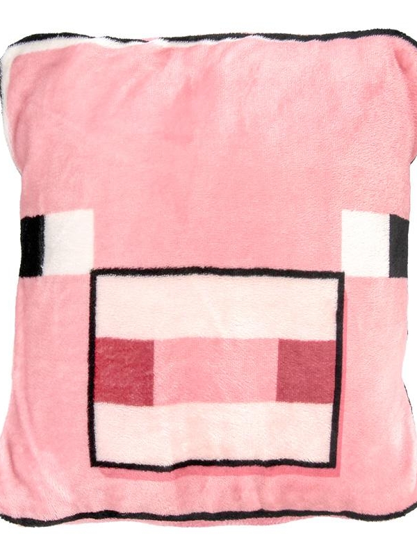Minecraft Pig Cushion Blanket (2 in 1)
