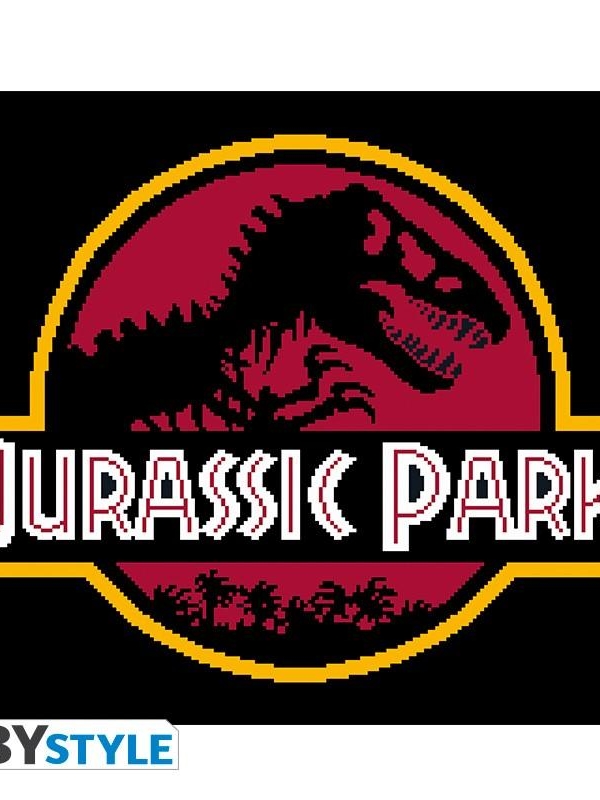Jurassic Park Flexible mousepad - Pixel logo (23,5 x 19,5 cm)