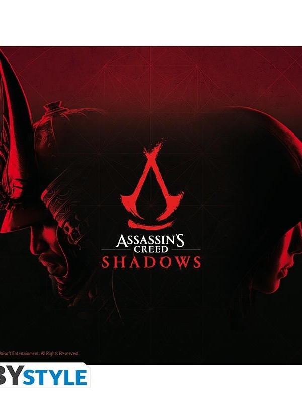 ASSASSINS CREED Shadows flexible mousepad - Yasuke & Naoe (23,5 x 19,5 cm)