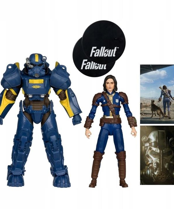 Fallout 4 Statue 2-Pack T-60 Vault Tec & Sole Survivor 18 cm