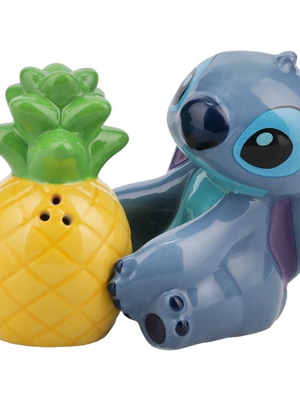 Disney Stitch and Pineapple Salt and Pepper Shakers