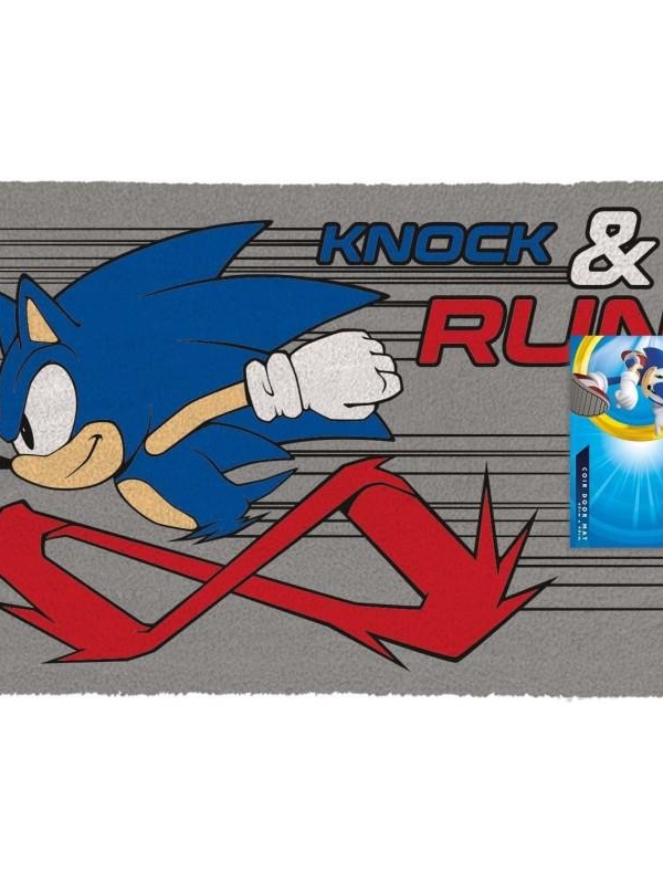 SONIC THE HEDGEHOG (KNOCK AND RUN) DOORMAT (60 x 40 cm)