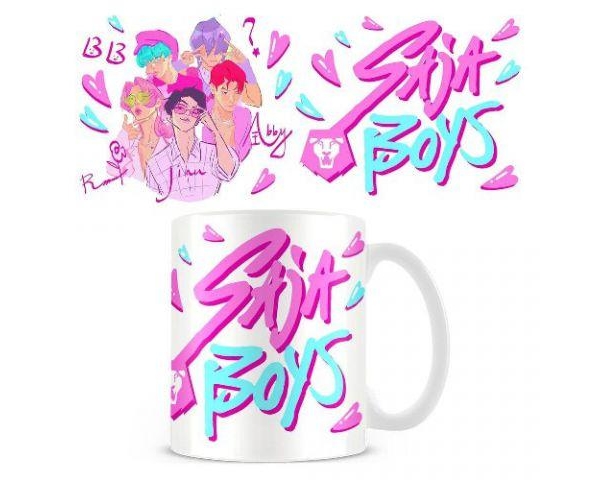 K-POP Demon Hunters (SAJA BOYS) white mug
