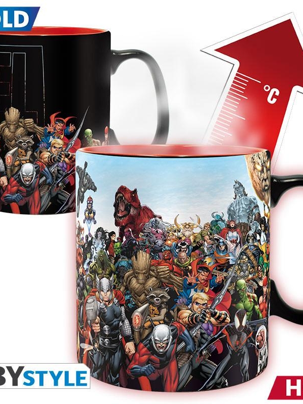 Marvel mug heat change (460 ml) - Marvel Heroes