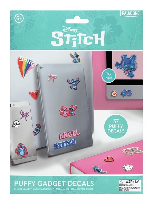 Disney Stitch Puffy Gadget Decals (37 pcs)