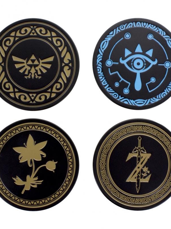 The Legends of Zelda metal coaster set (4 pcs)