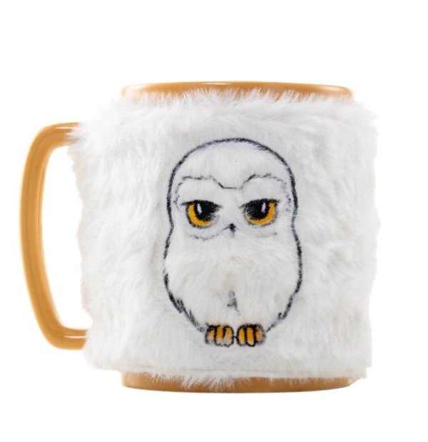 HARRY POTTER FUZZY MUG - HEDWIG