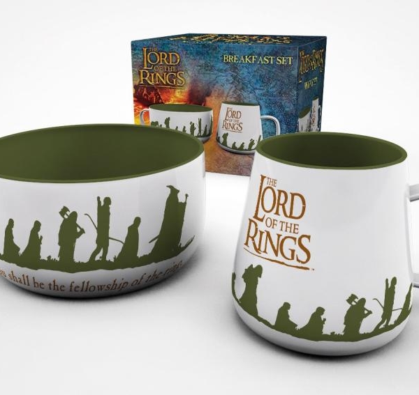 Lord of the Rings One Ring breakfast set - Fellowship